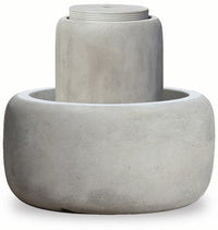 Mesa contemporary grey cement fountain