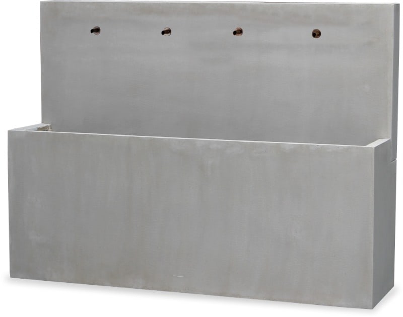 Mesa linear fountain, sand