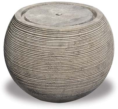 Mesa medium ball fountain with LED light