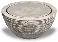 Mesa medium tapered round fountain with LED light