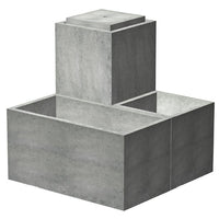 Mesa rectangular planter
