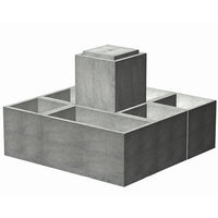 Mesa rectangular planter