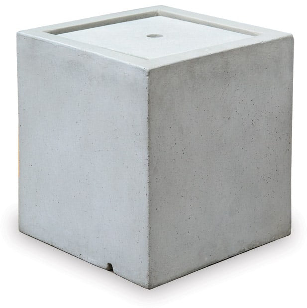 Mesa square LED light fountain