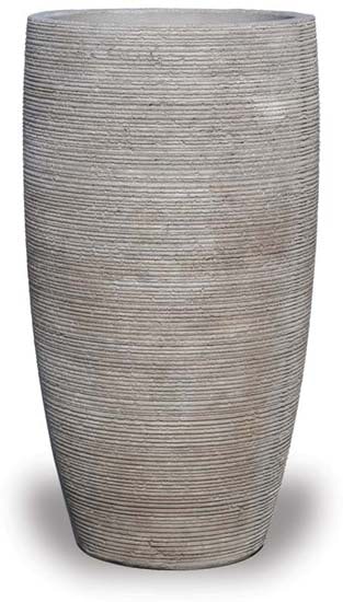 Mesa tall round planter
