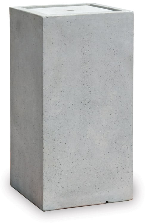 Mesa tall square LED light fountain