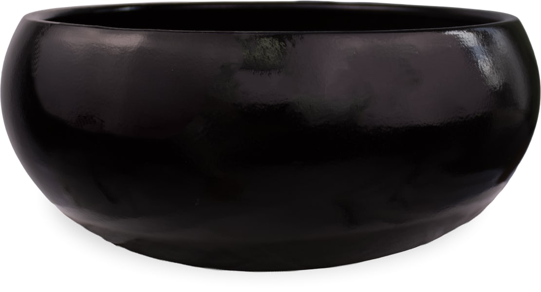 Noche soleil planter, black
