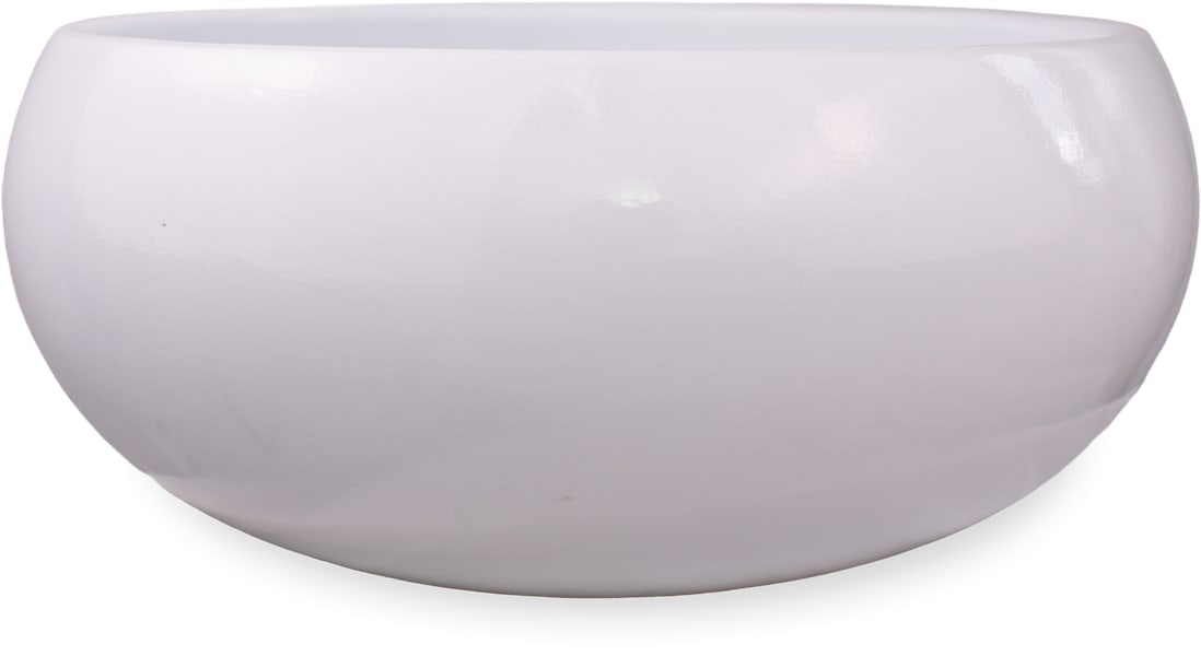 Noche soleil planter, white