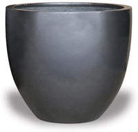 Nube contemporary egg planter, grey