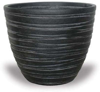 Ola wave egg pot, black