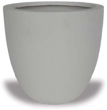 Palma egg planter, cream