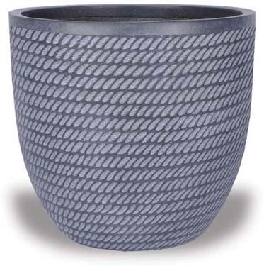Palma egg pot, black