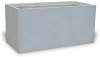 Palma elliot trough square pot, cream