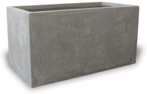 Palma elliot trough square pot, sand