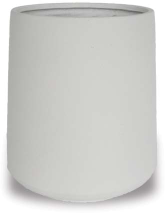 Palma footed round planter, cream