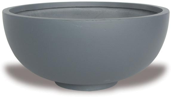 Palma low bowl, grey