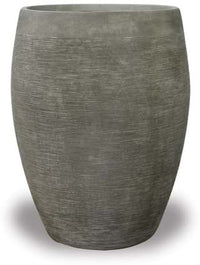 Palma scratched tall belly pot, green