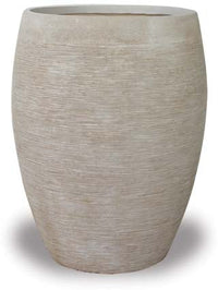 Palma scratched tall belly pot, sand