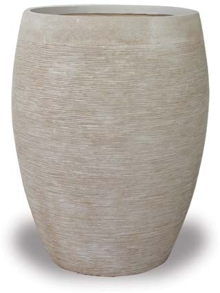 Palma scratched tall belly pot, sand
