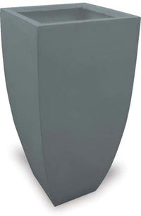 Palma tall milan tall pot, grey