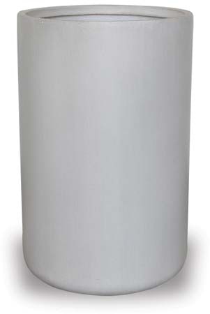 Palma tall planter, white