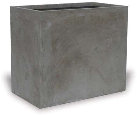 Palma tall rectangle square pot, sand