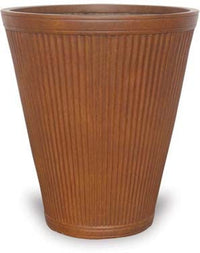Palma tall vertical pot, rust