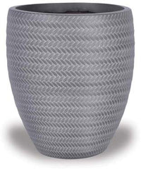 Palmeira egg pot, brown