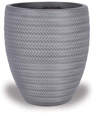 Palmeira egg pot, brown