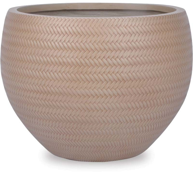 Palmeira low belly pot, antique terracotta