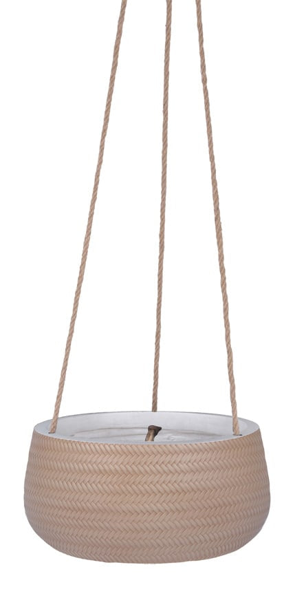 Palmeira short hanging pot, antique terracotta