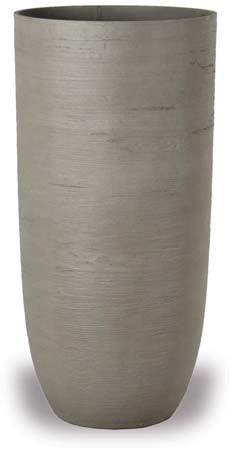 Peral round sand fiber pot, taupe