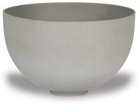 Peral round sandstone pot, grey