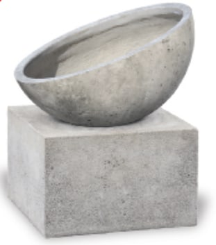 Peral sloping low egg pot