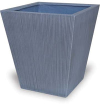 Prado grey short square planter, grey