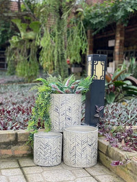 Prado hand painted planter