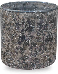 Prado hand painted planter, grey