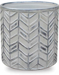 Prado hand painted planter, sand