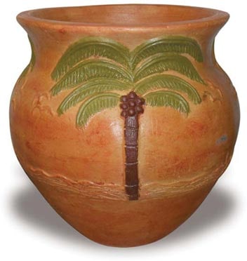 Prado pot with palm
