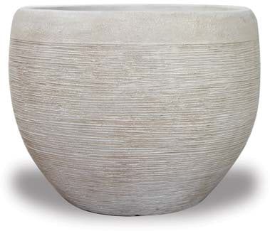Prado scratched round pot, sand