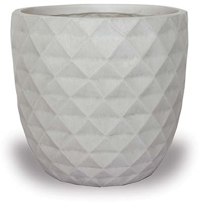 Prisma egg pot, white