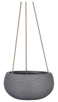 Prisma honeycomb hanging pot, brown