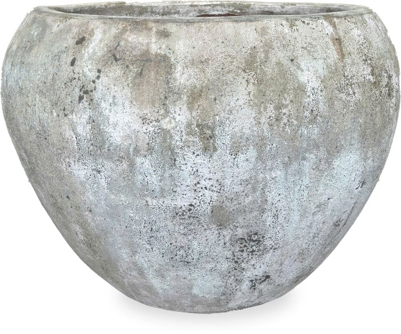 Ribera bananal fishbowl planter, brown