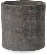 Rio round planter, brown