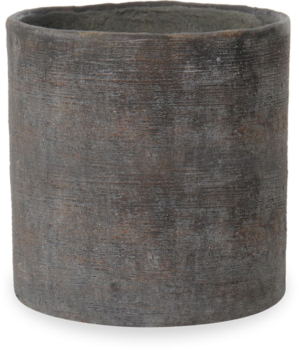 Rio round planter, brown