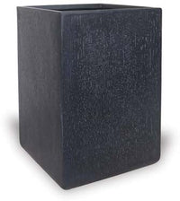 Rocío square pot, black