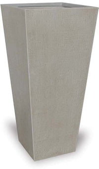 Rocío tall square pot, sand