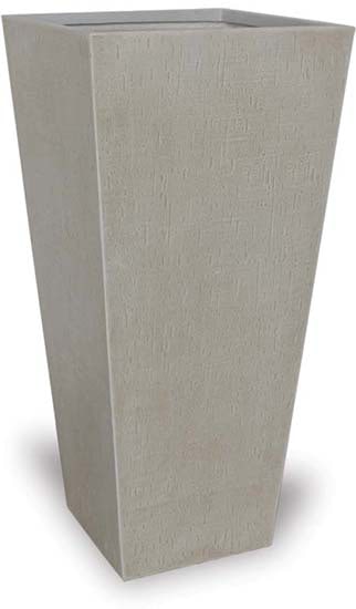 Rocío tall square pot, sand
