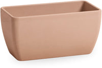 Rosa antique terra cotta venda window box square pot