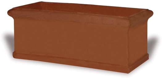Rosa tuscan rectangle planter