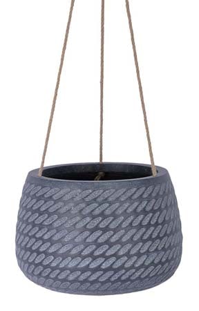 Senda hanging pot, black